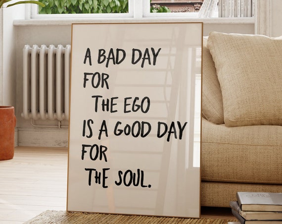 Robin Sharma Quote Print, Minimalist Typography