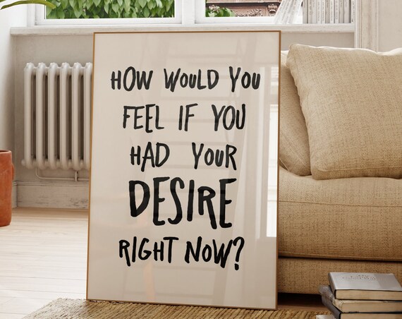 Motivational Quote Art Print Minimalist Trendy Decor
