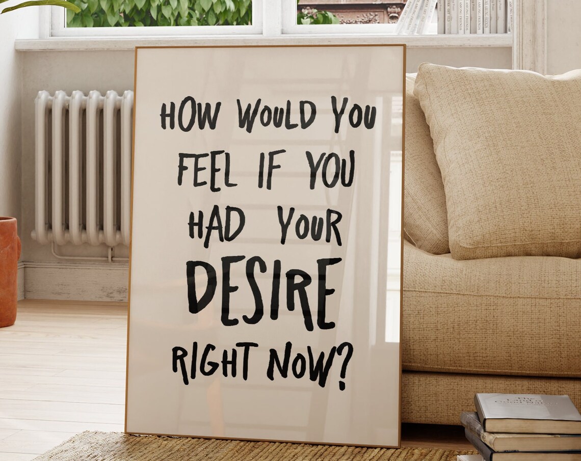 Motivational Quote Art Print Minimalist Trendy Decor