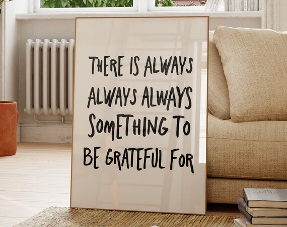 Motivational Quote Art Print Minimalist Trendy Wall Decor
