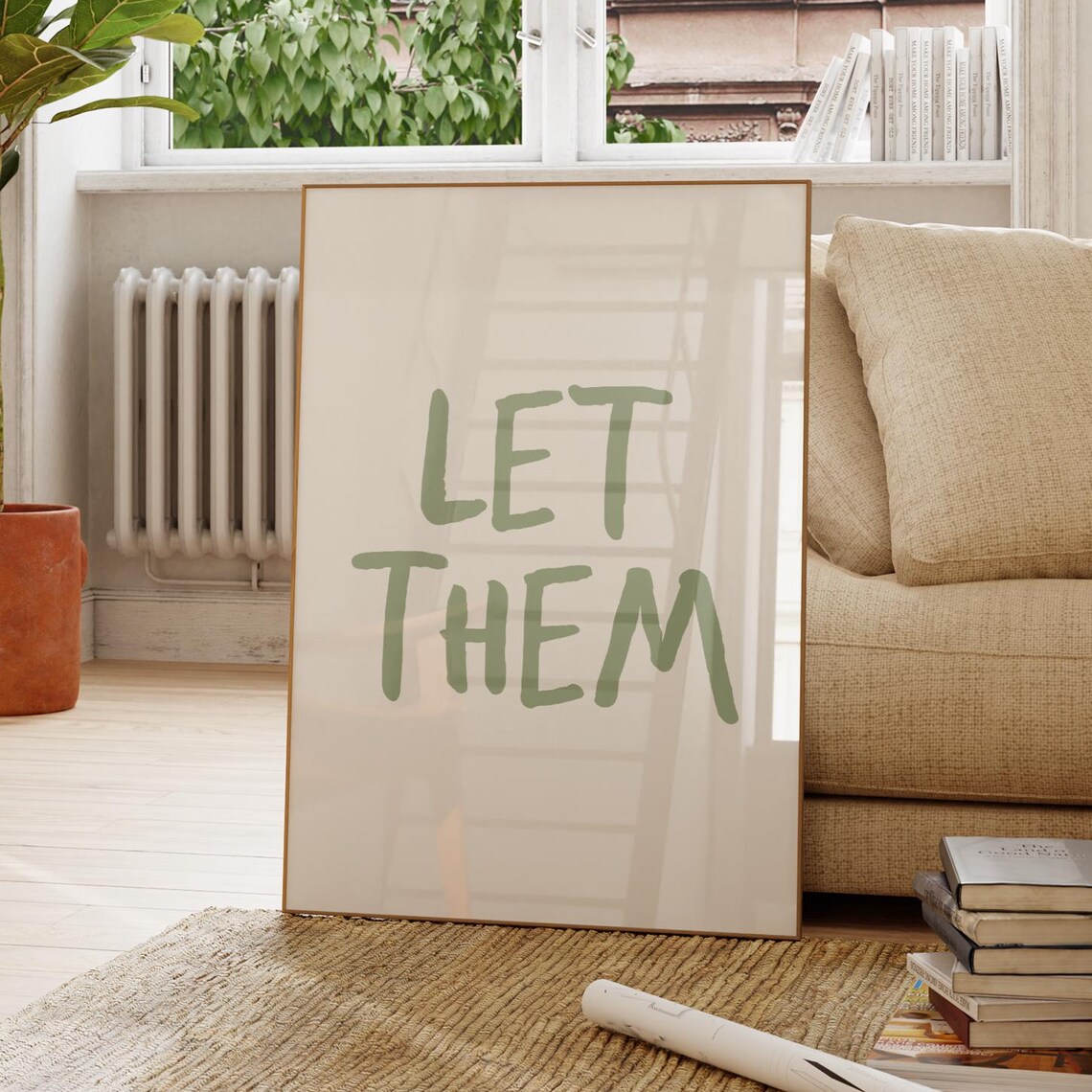 Inspirational Quote Minimalist Typography Art Print