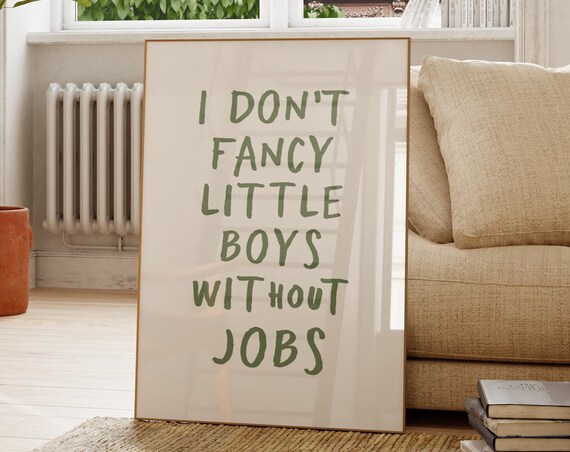 Fiona Harvey Quote Art Print Funny Trendy Wall