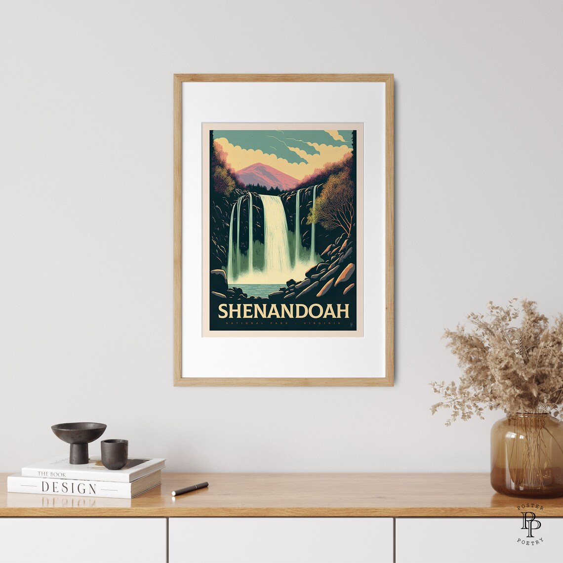 Shenandoah Watercolor National Park Art Print - Image 2