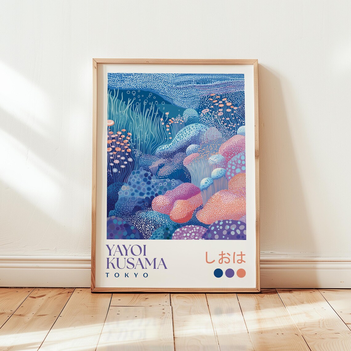 Yayoi Kusama Coral Reef Japanese Ocean Art Print