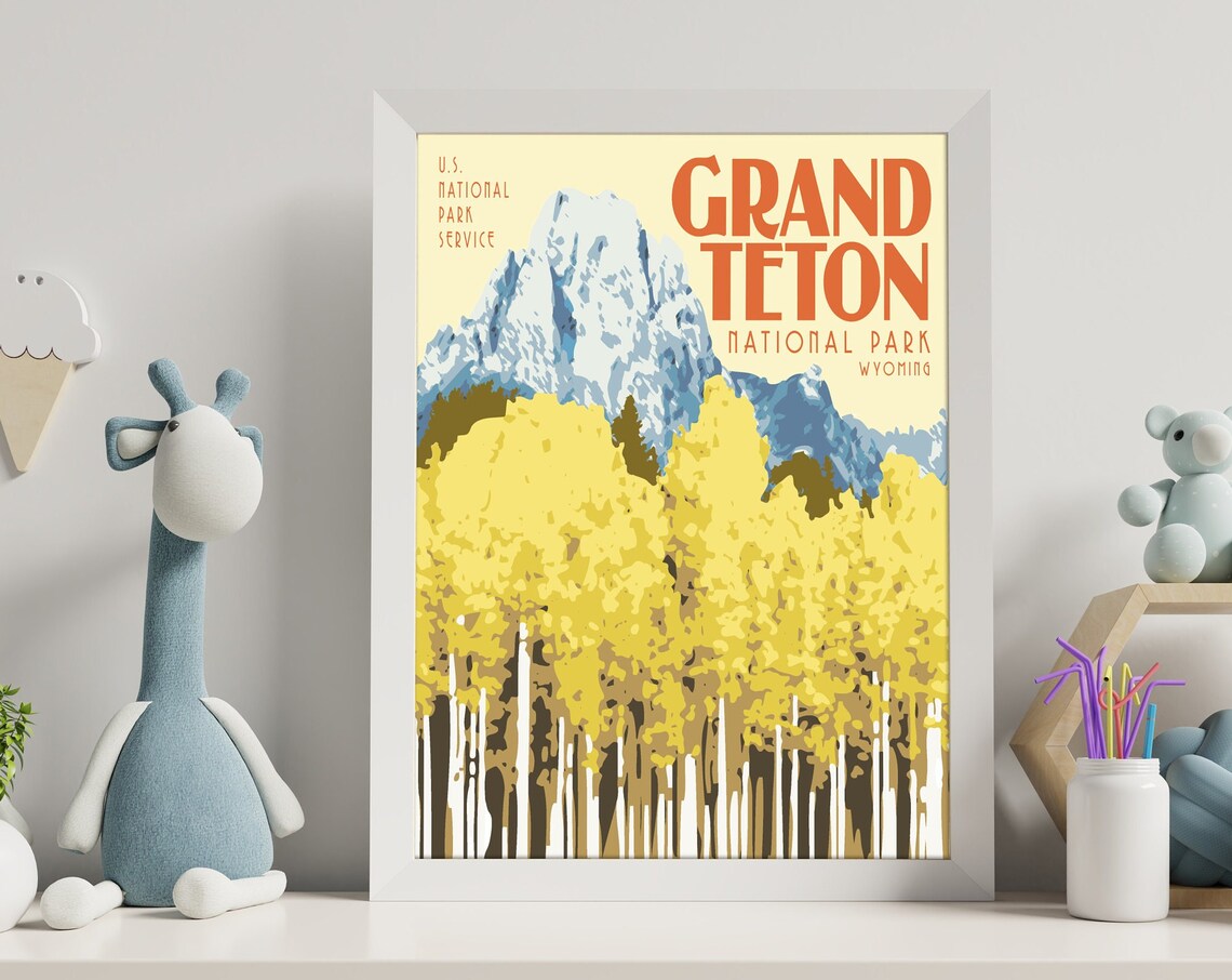 Grand Teton National Park Grant Poster Print