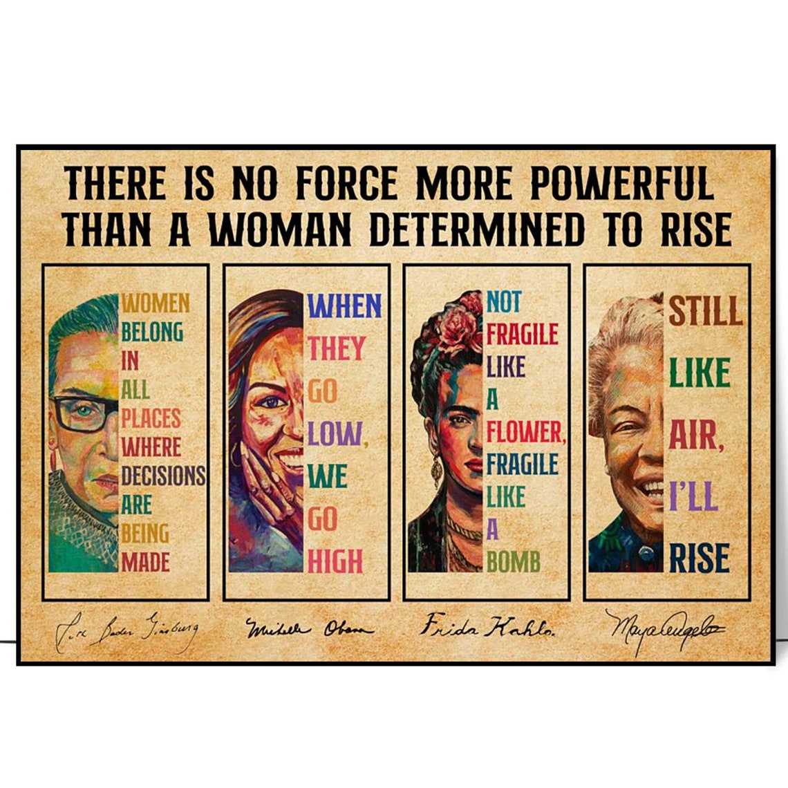 No Force More Powerful Than a Woman Determined to Rise Poster