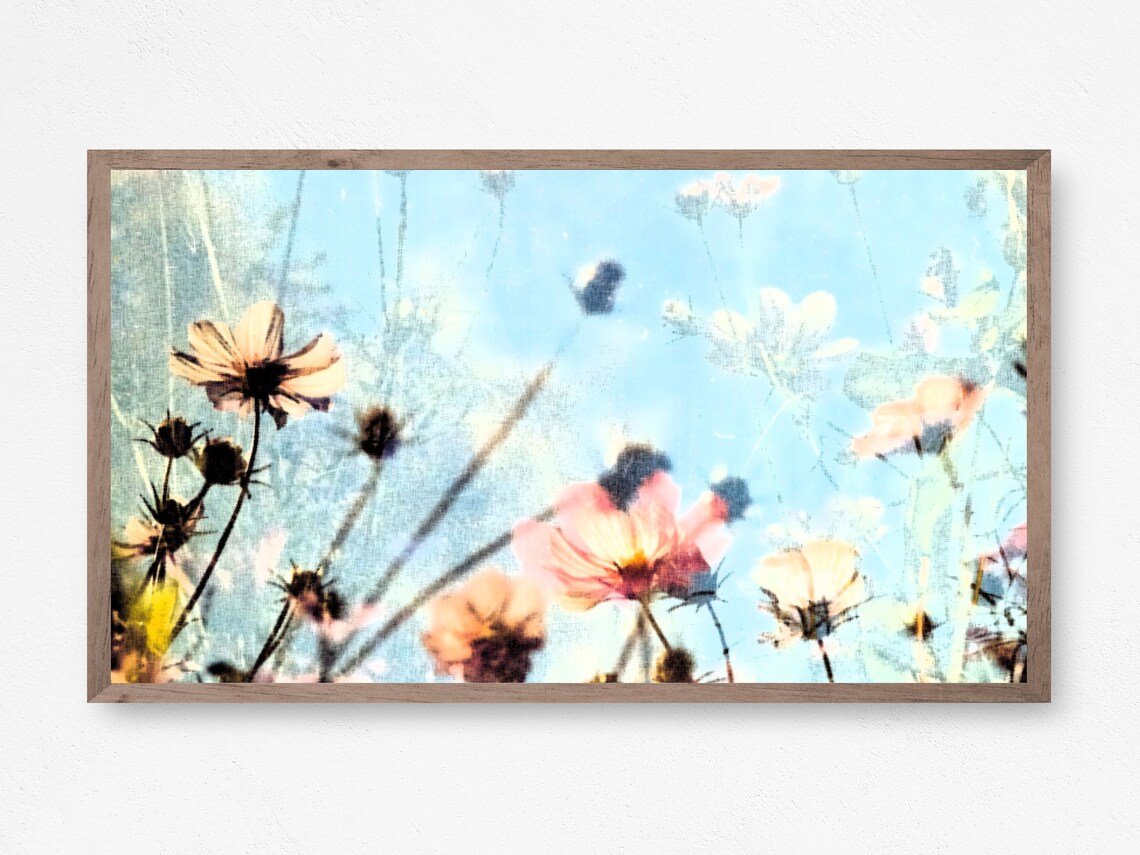 Instant Wildflowers Art Print, Botanical Floral Decor