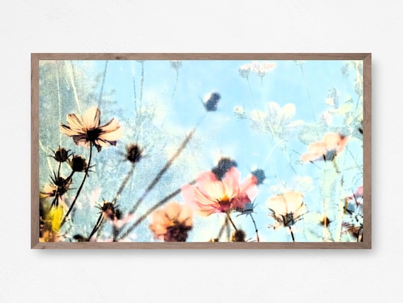Instant Wildflowers Art Print, Botanical Floral Decor