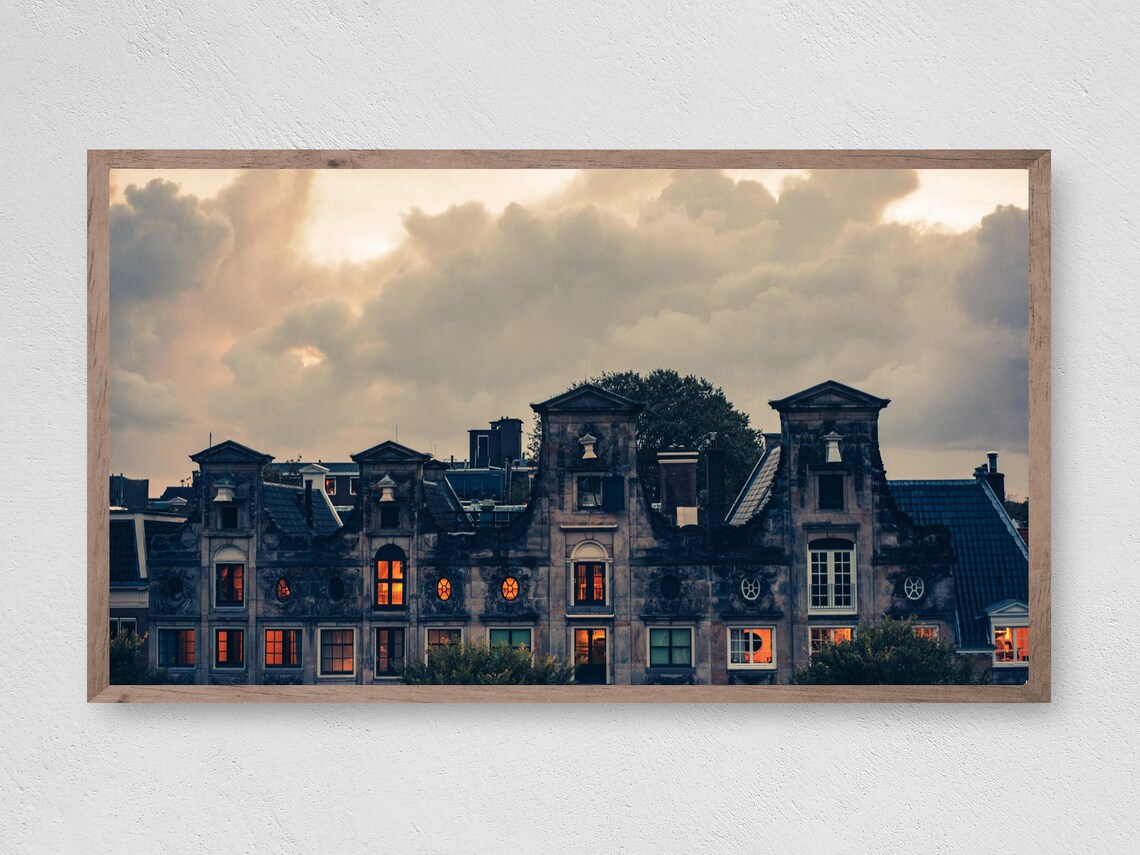 Halloween Spooky Haunted House Art Print