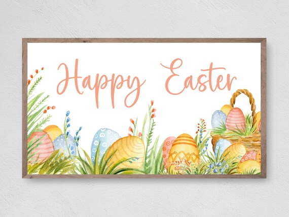 Easter Egg Hunt, Spring Holiday Art Print