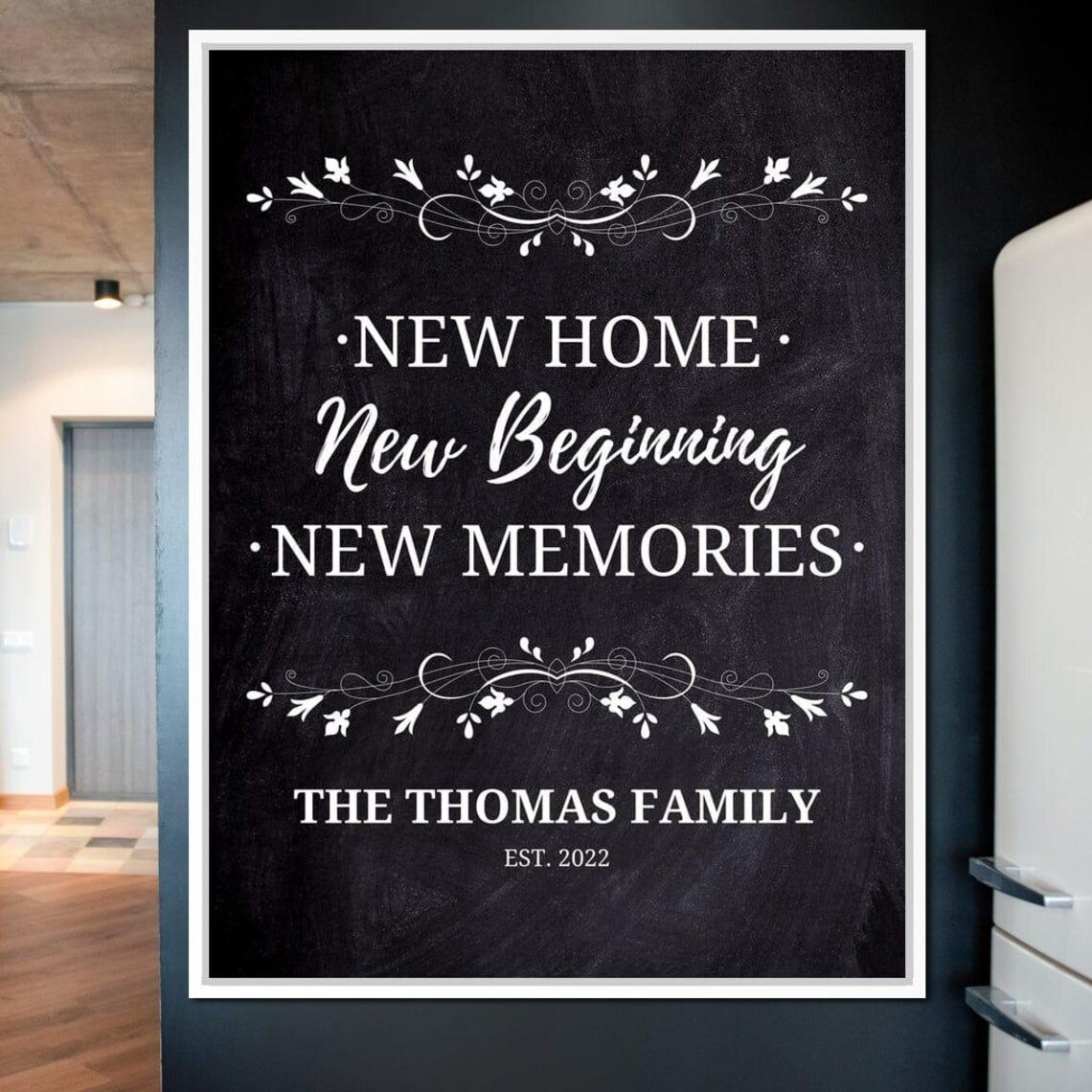 New Home - Minimalist Typography Art Print - Image 3