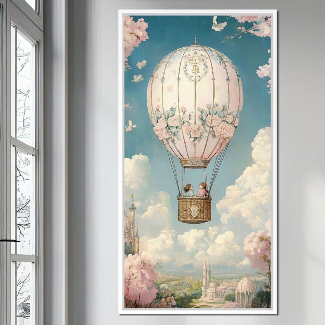 Fantasy Flight Over Blossoms, Modern Home Decor - Image 4
