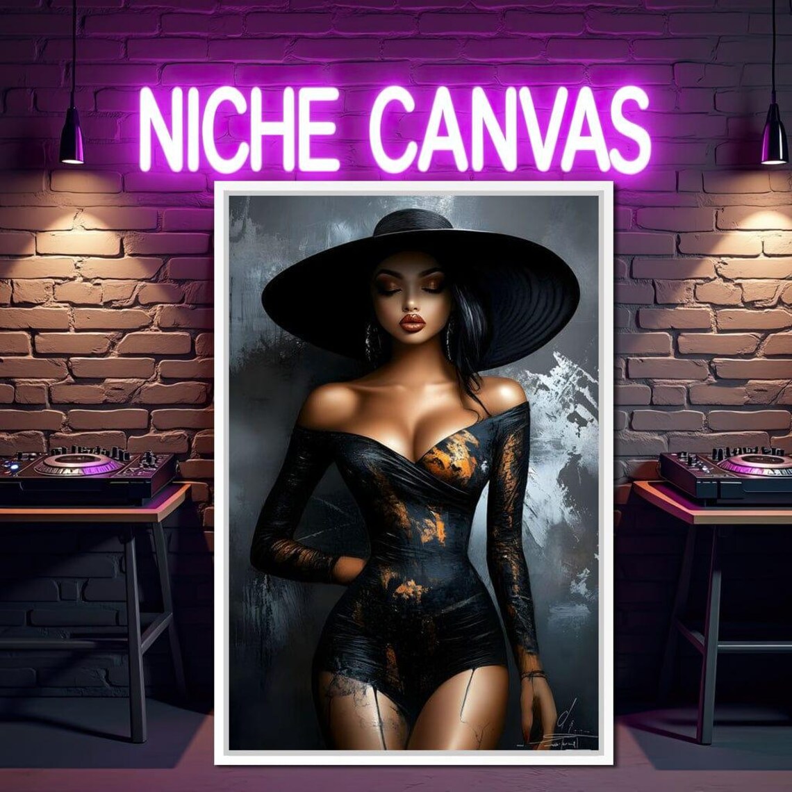 Glamorous Shadows Enigma, Modern Home Decor - Image 3