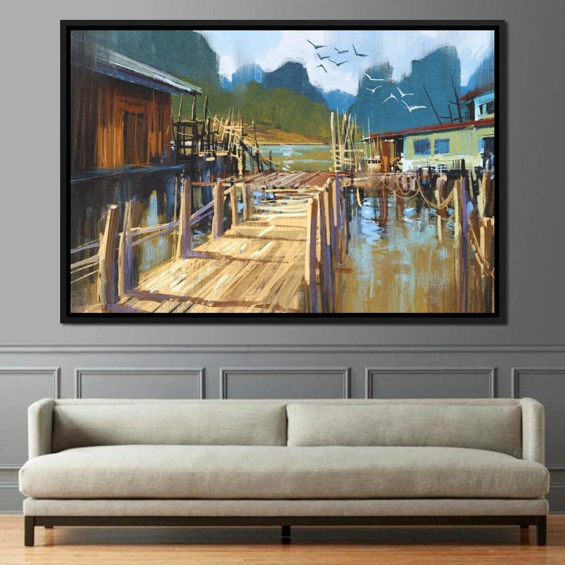 Fishing Pier - Coastal Scene