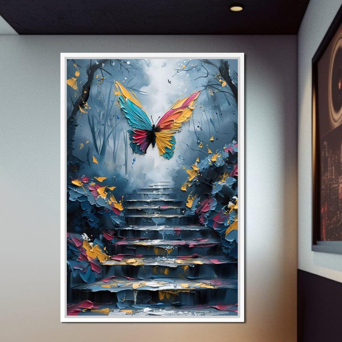 Spectral Flight Butterfly Art Print, Fantasy Decor - Image 2