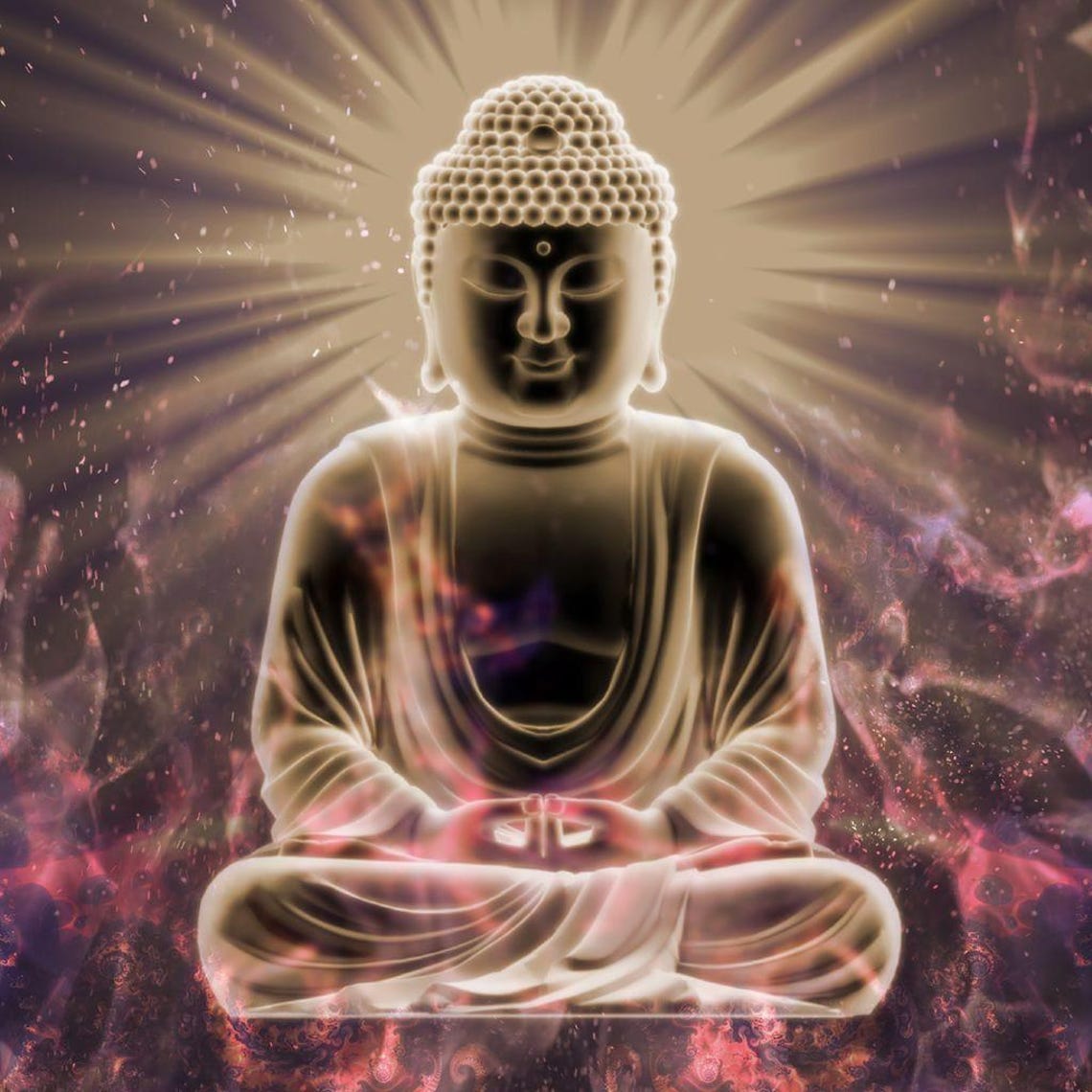 Buddha Meditation - Spiritual Art Print - Image 2
