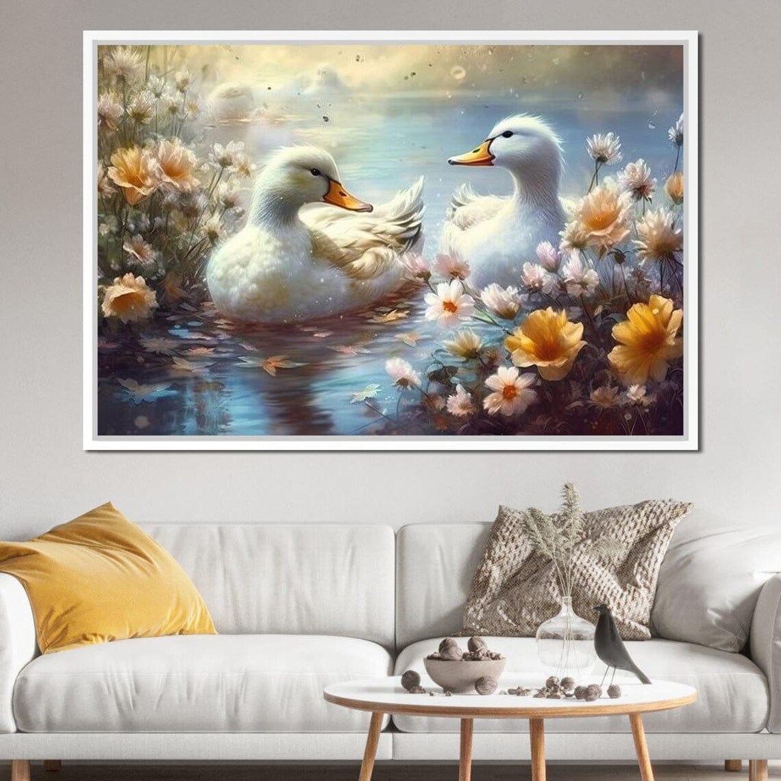 Winter Ducks by Neal Hackett, Wildlife Art Print