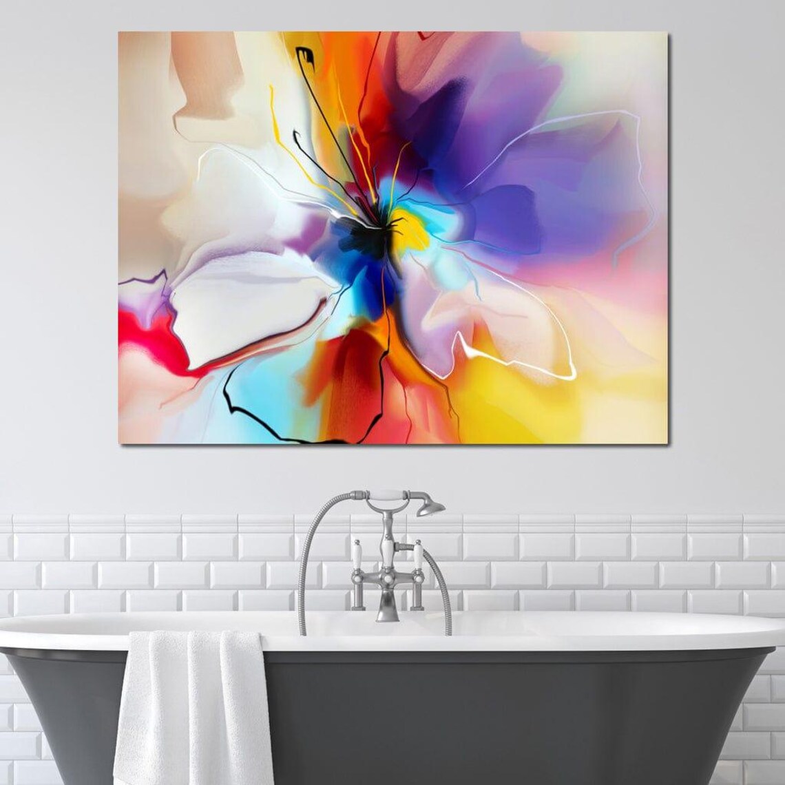 Creative Flower Colorpop Floral Abstract Art Print - Image 3