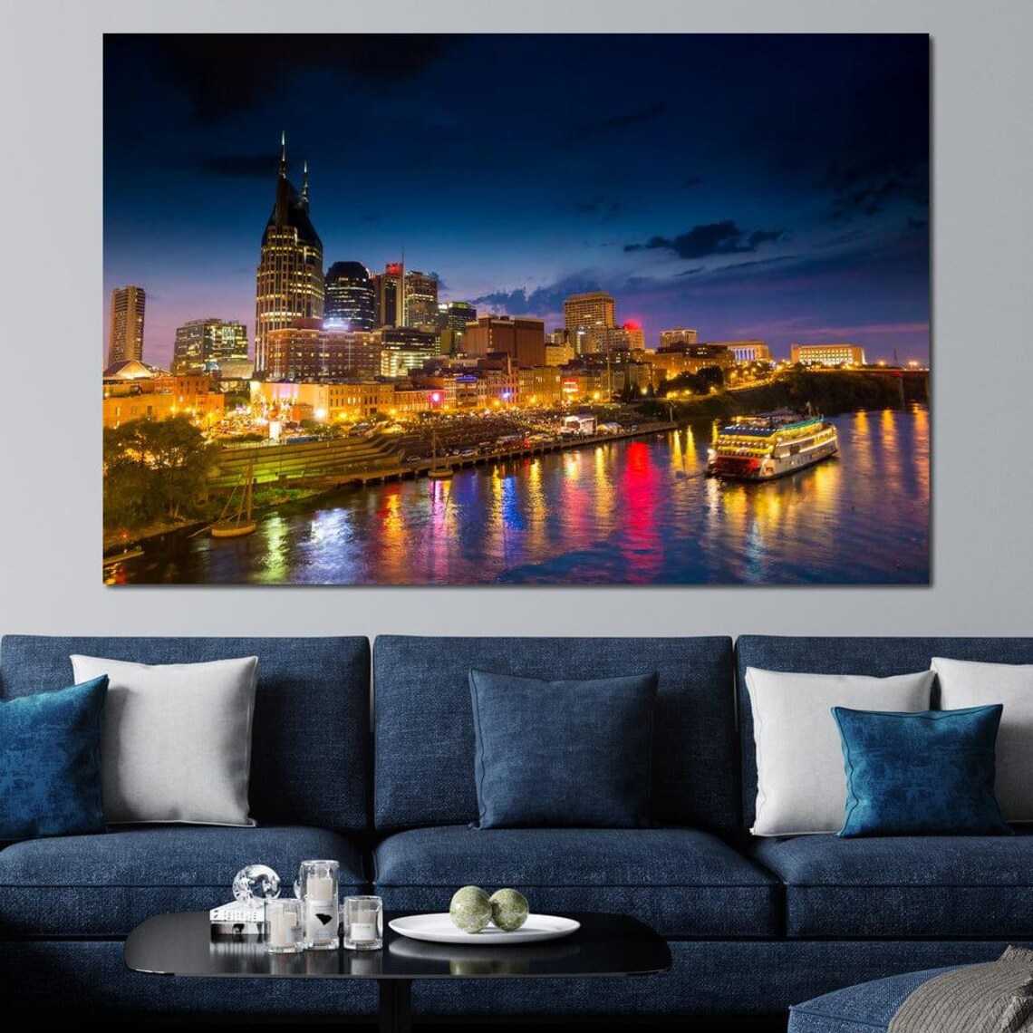 Nashville Skyline Travel Poster - Image 2