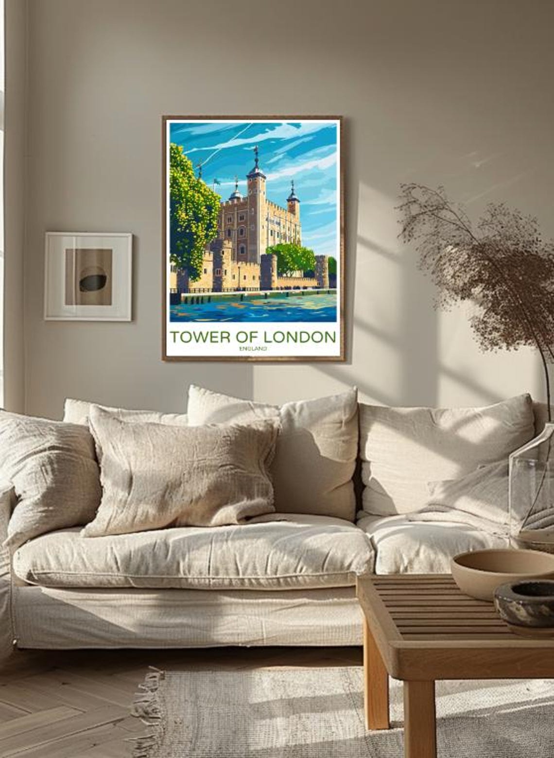 Tower Of London Travel Poster Historic Landmark Wall Art Of Englands Iconic Fortress England Travel Print Home Decor Gift - Image 3