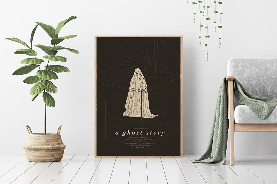 A Ghost Story A24 Sheet Ghost Minimalist Horror Movie Art Poster - Image 2
