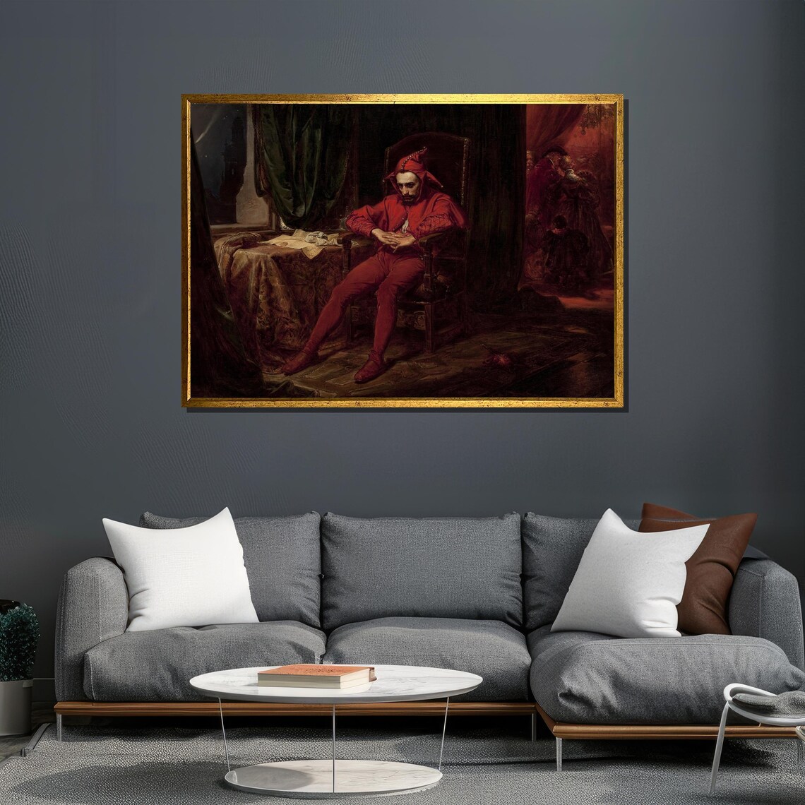 Jan Matejko Stanczyk the Sad Jester Historic Polish Painting Poster - Image 6