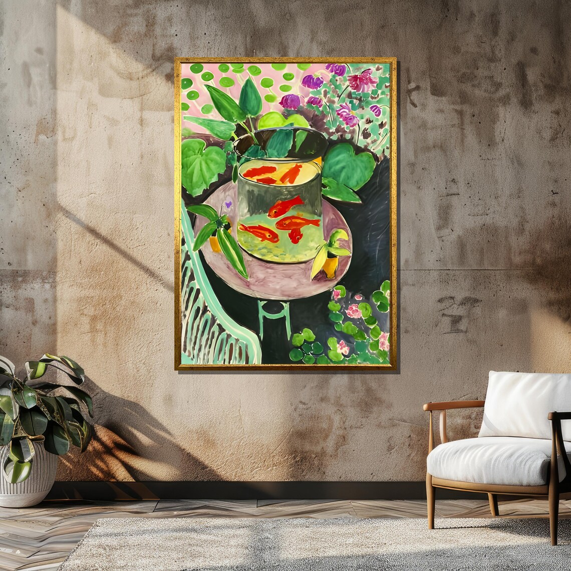 Henri Matisse The Goldfish Bowl with Red Fish Fauvist Art Poster - Image 6