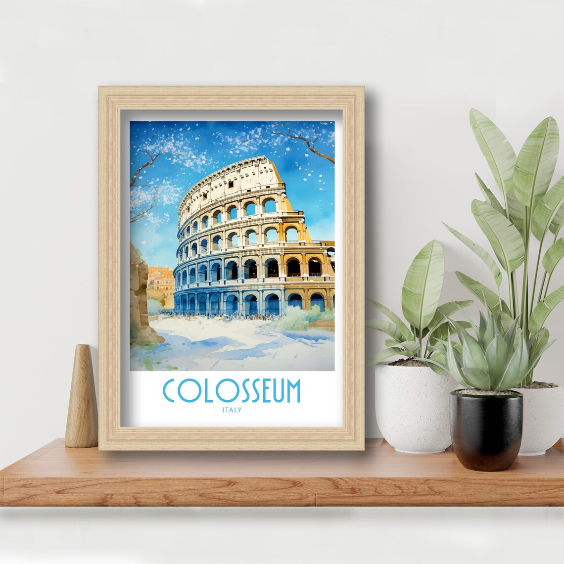 Colosseum Travel Print Wall Art Colosseum Rome Travel Poster Wall Hanging Home Dcor Colosseum Gift Lover Colosseum Rome Art Lover Colosseum - Image 6