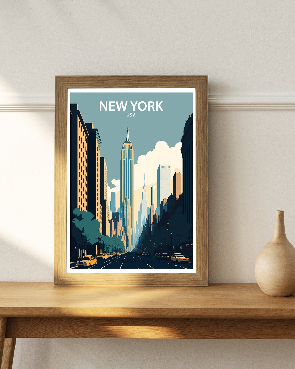 New York Art Print New York City Print New York Print Wall Decor Travel Poster Travel Print New York Wall Art New York Decor - Image 3