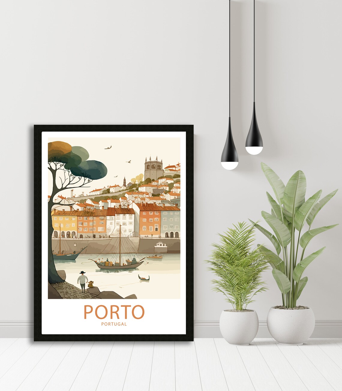 Porto Travel Poster, Portugal Scenic Travel Art - Image 5