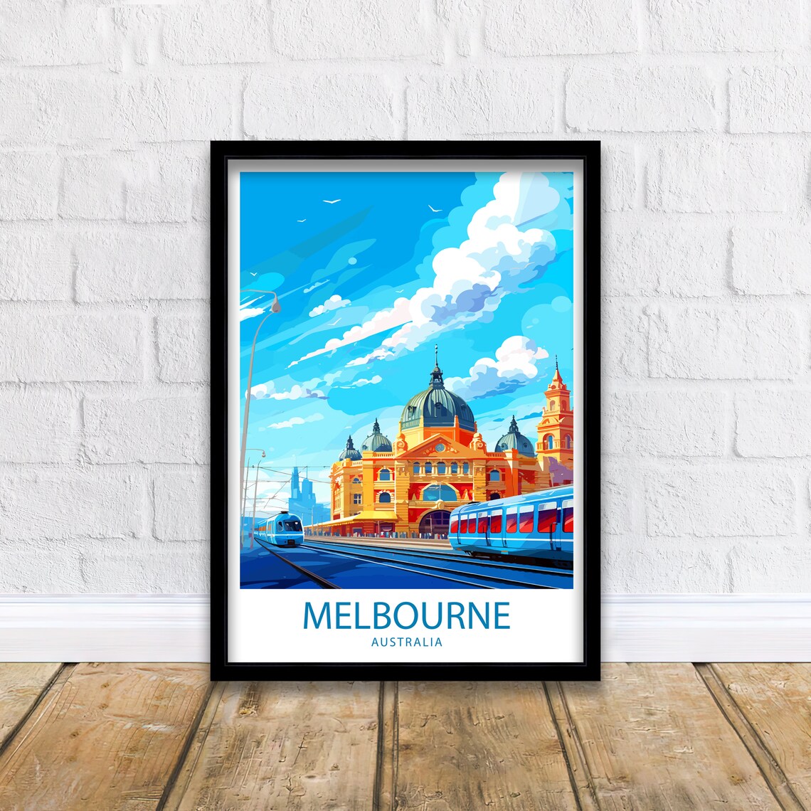 Melbourne Travel Poster, Australia Wall Decor - Image 6