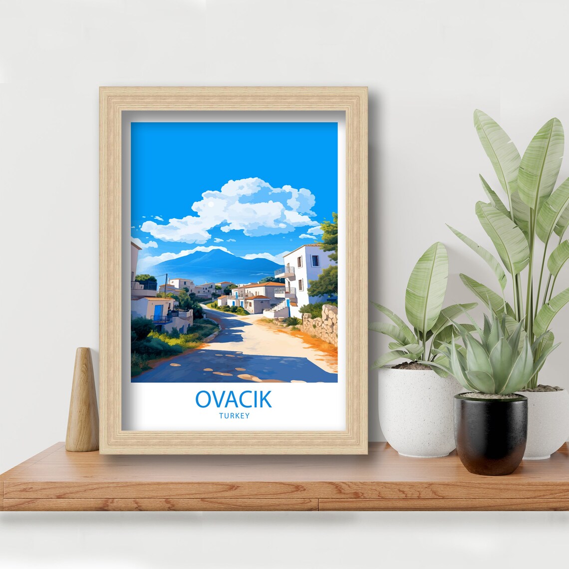 Ovacik Travel Poster, Turkey Wall Decor Print - Image 5