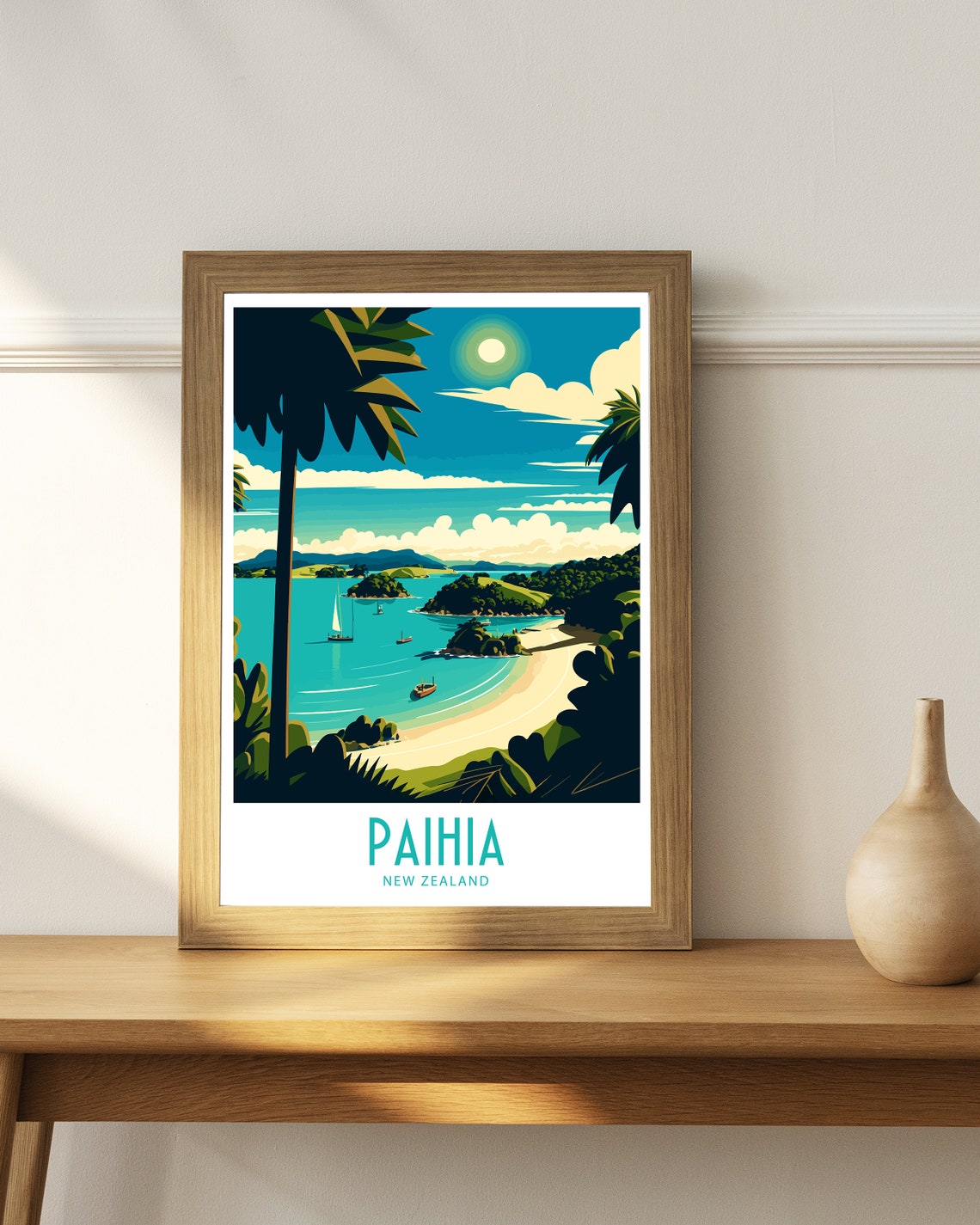 Paihia Travel Print Paihia Home Dcor Paihia New Zealand Art Print Paihia Room Print For Paihia New Zealand Gift Paihia Wall Decor Paihia - Image 4