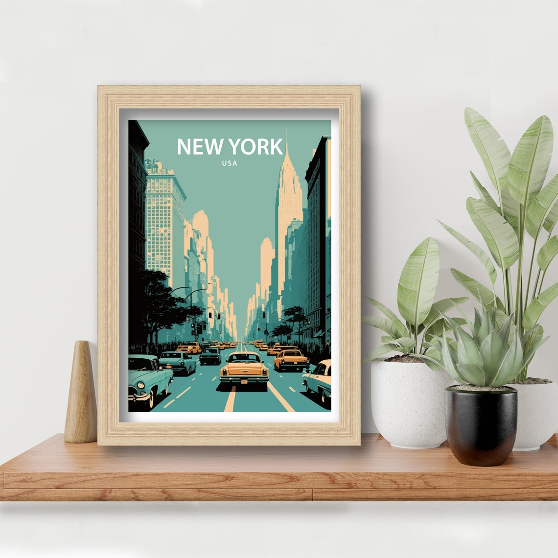New York Art Print New York City Print New York Print Wall Decor Travel Poster Travel Print New York Wall Art New York Decor - Image 5