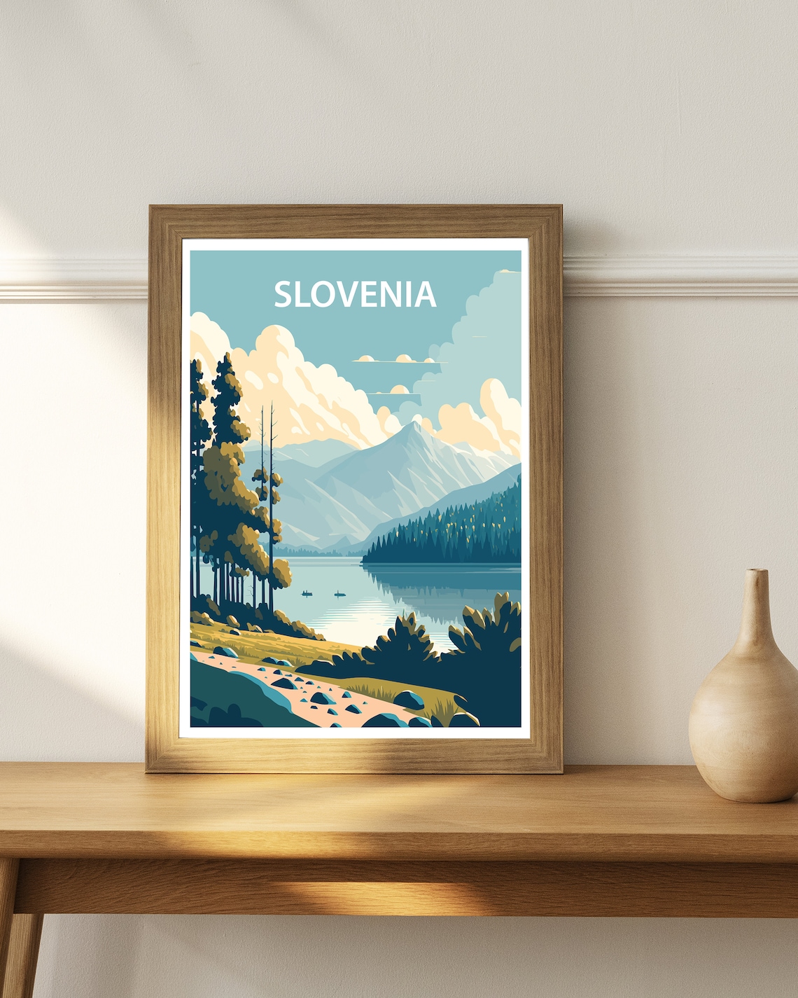 Slovenia Travel Poster, Europe Wall Art Print - Image 3