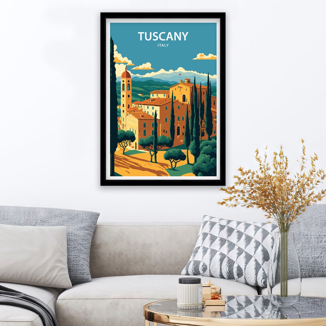 Tuscany Art Print Tuscany Print Italy Wall Art Italy Poster Tuscany Poster Tuscany Wall Art Travel Print Travel Poster Italy - Image 2