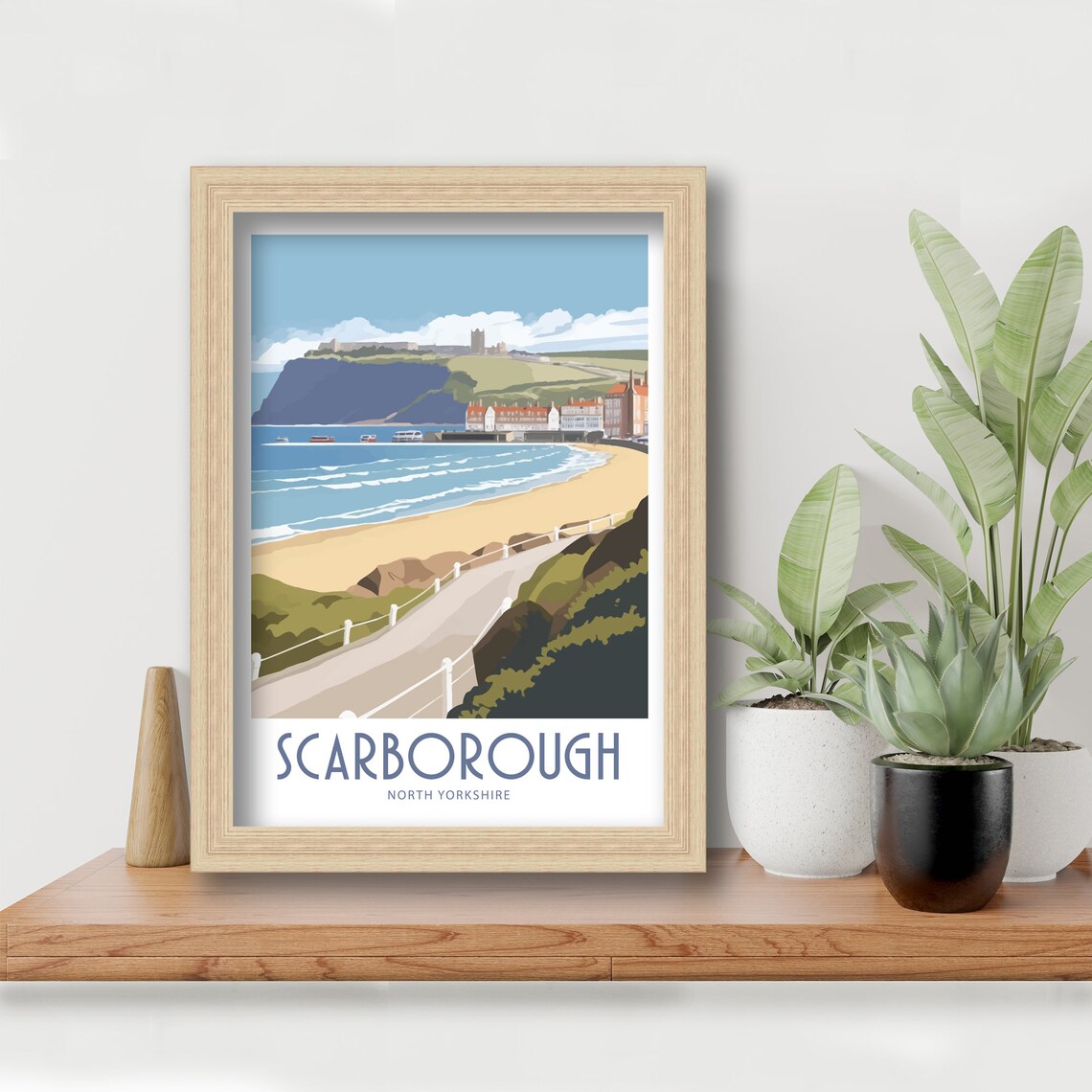 Scarborough Travel Poster, Yorkshire Wall Art - Image 5