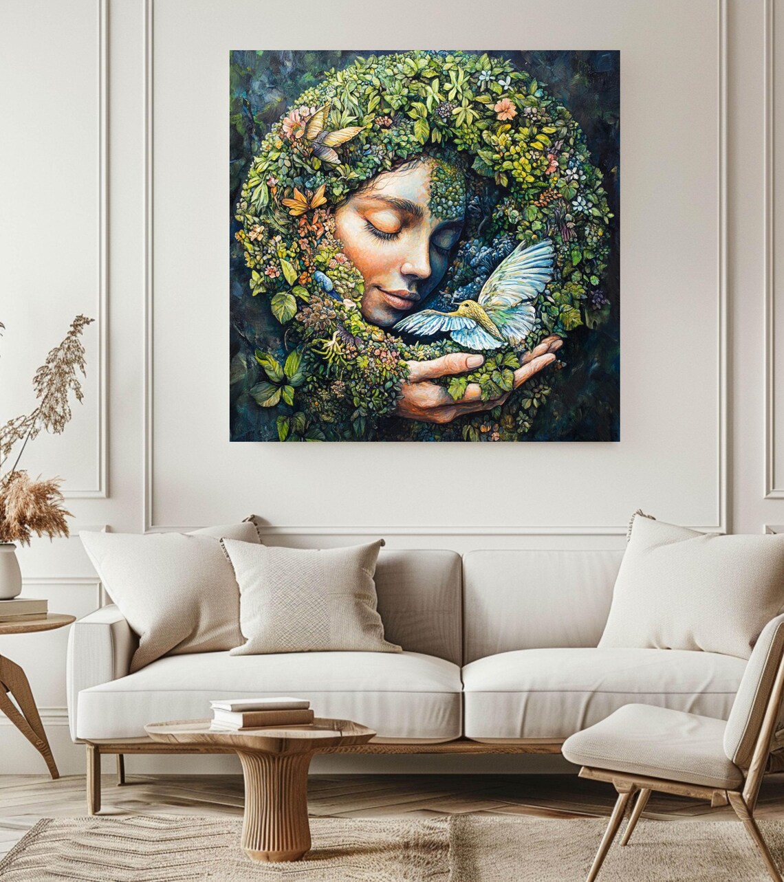 Botanical Mother Wall, Boho Mom And Child Gift - Image 2