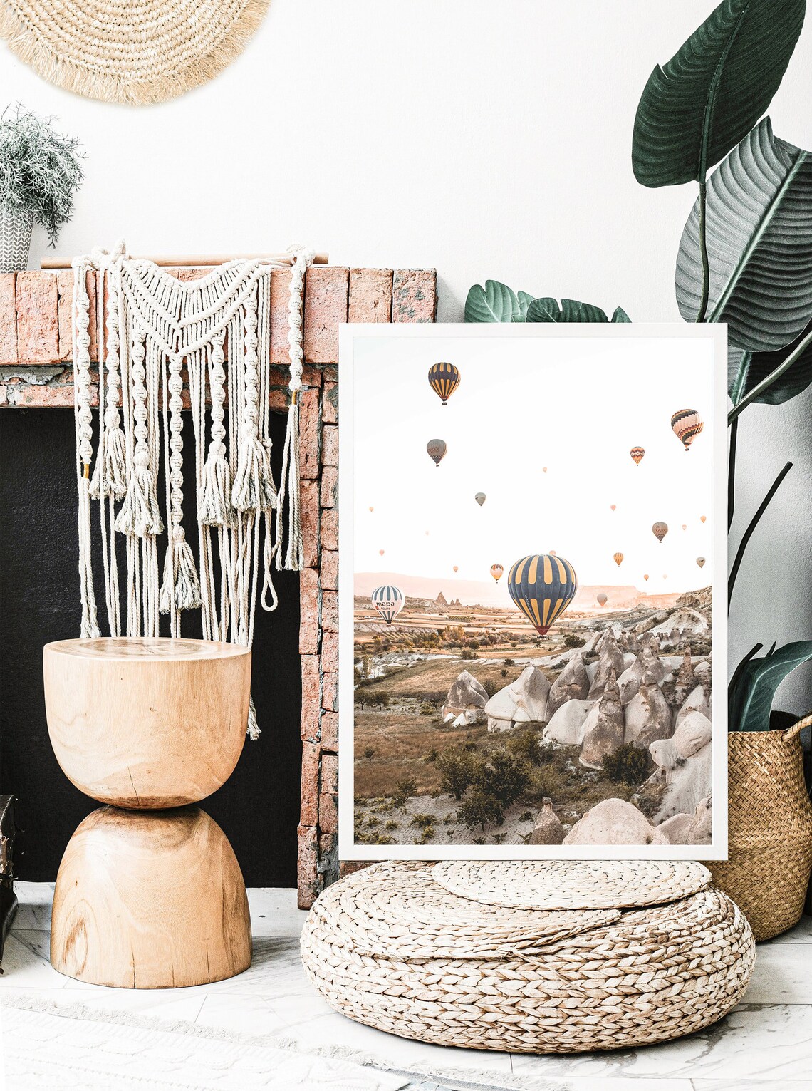 Hot Air Balloons Over Fairy Chimney Valley Sunrise Travel Poster - Image 4