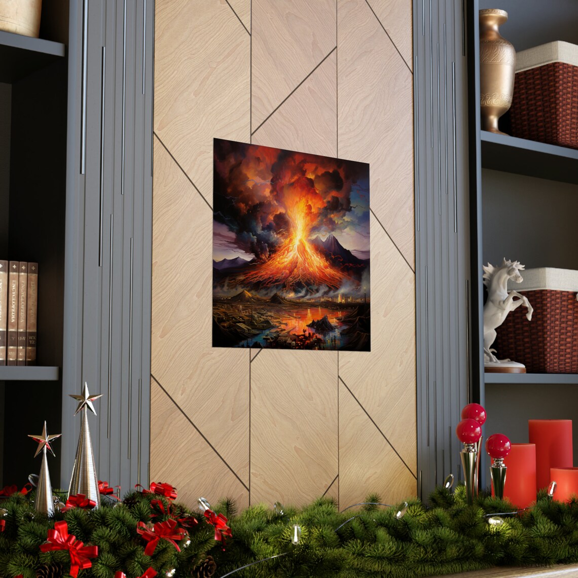 Volcanic Eruption, Post Impressionism Poster - Image 3