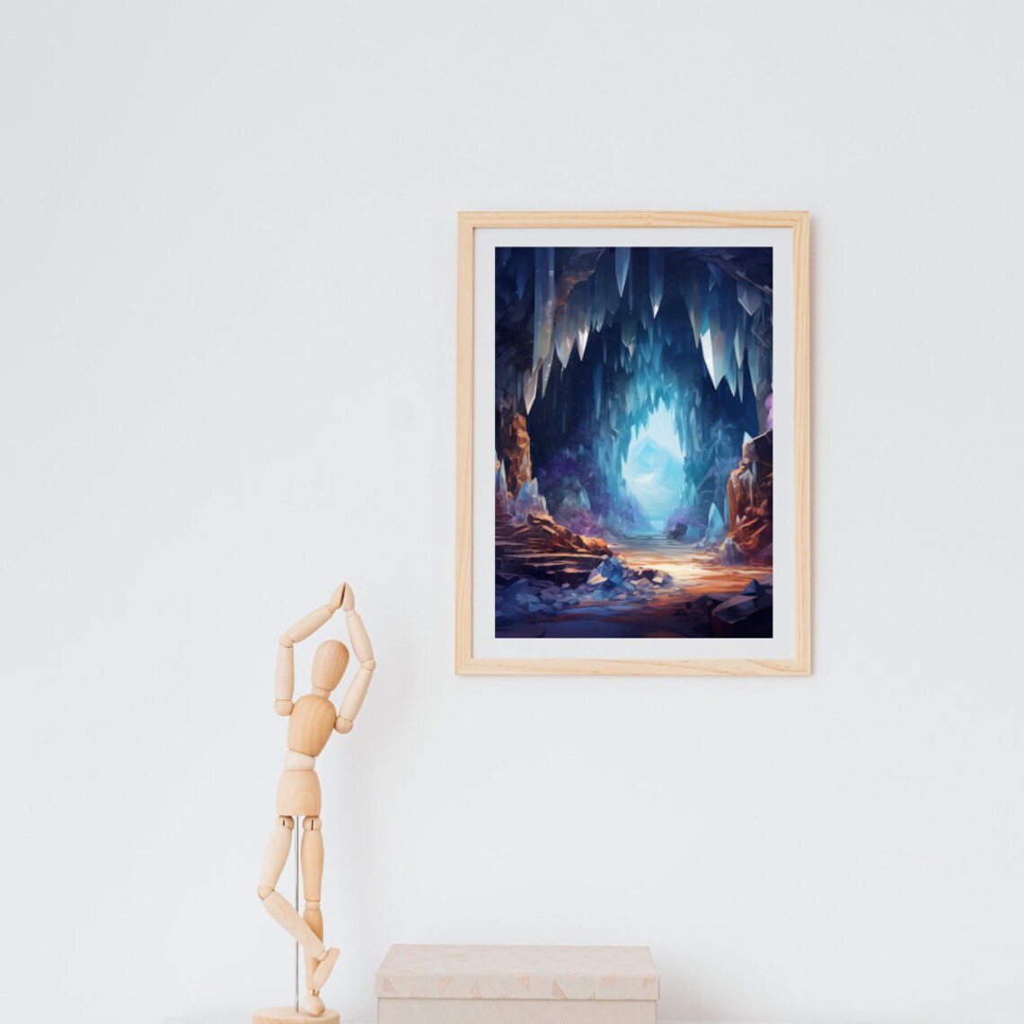 Geode Cave Stalagmites And Stalactites Art Print - Image 2