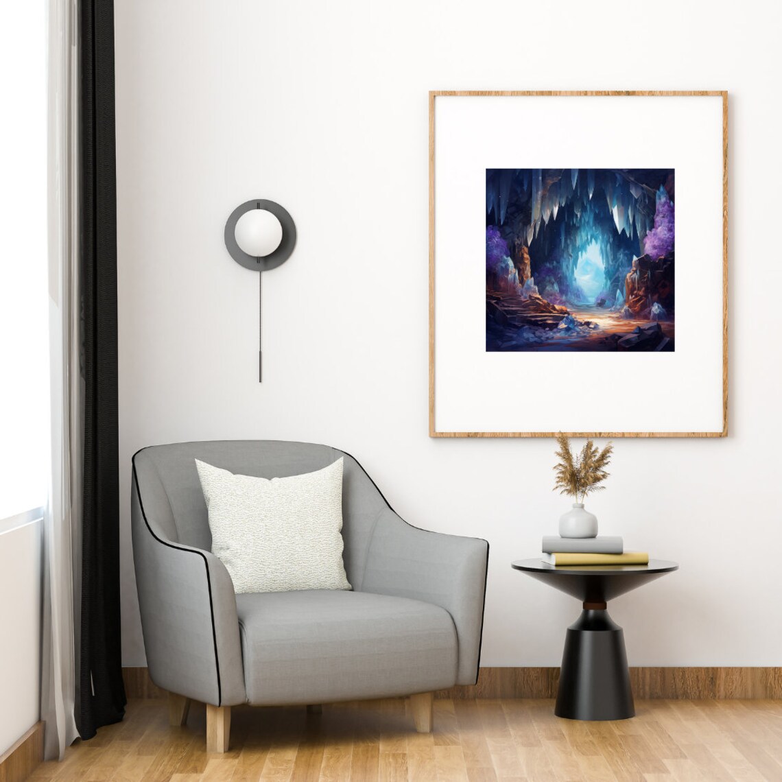 Geode Cave Stalagmites And Stalactites Art Print - Image 3
