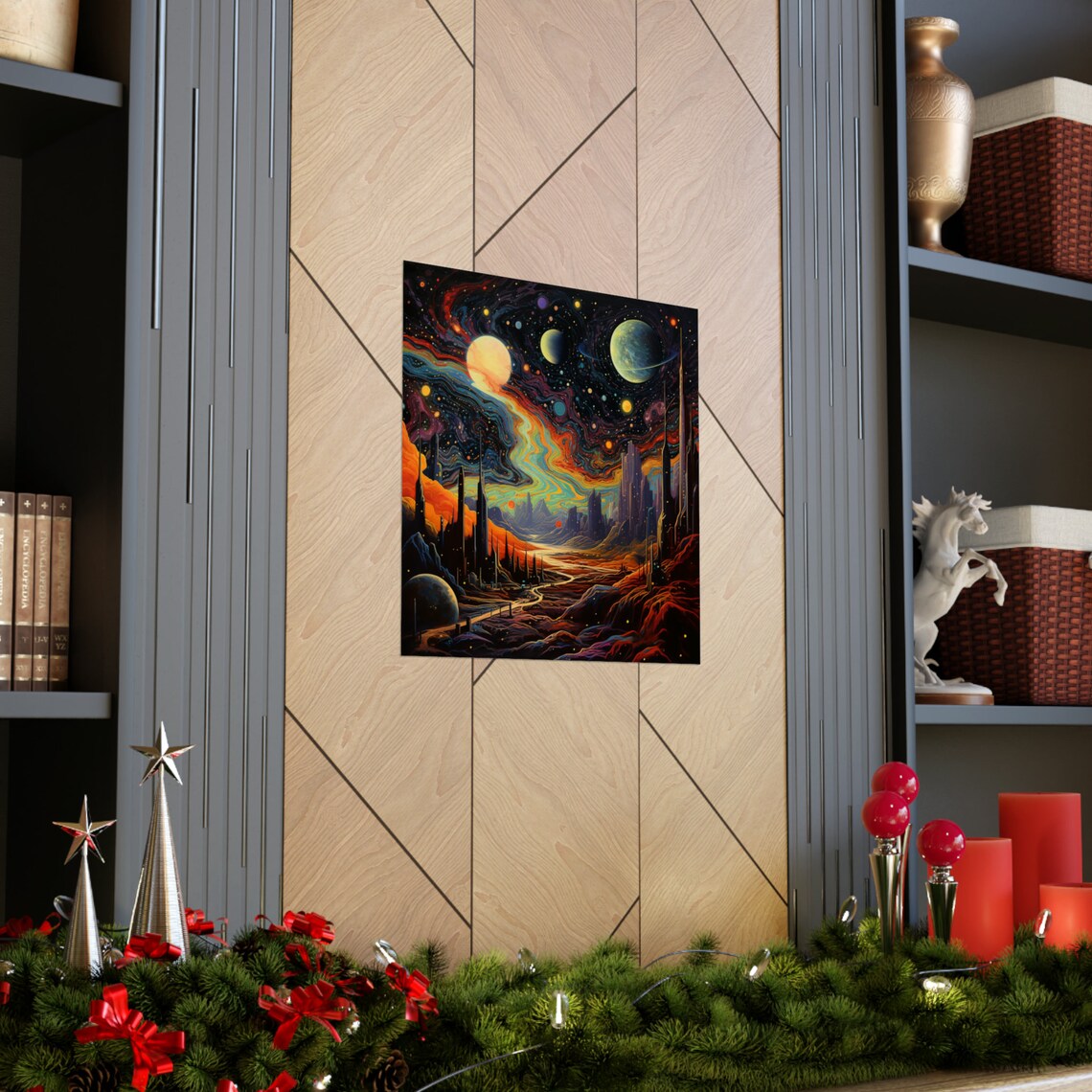 Post Impressionist On Another Planet, Trippy Space - Image 3