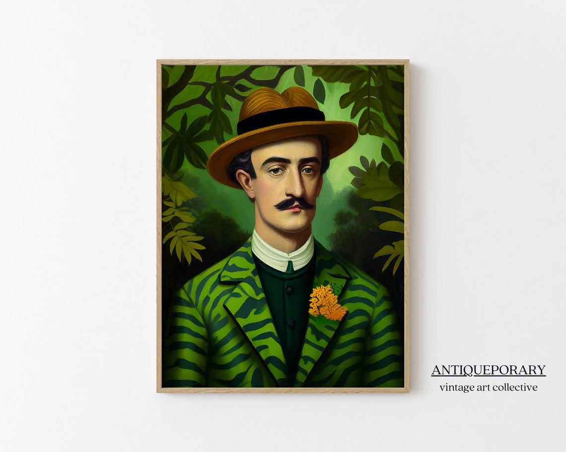 Stunning Landscape Photography Vintage Man Custom Oil Portrait Landscape Paintings Portrait Oil Paint Moody Portrait Print - Image 7