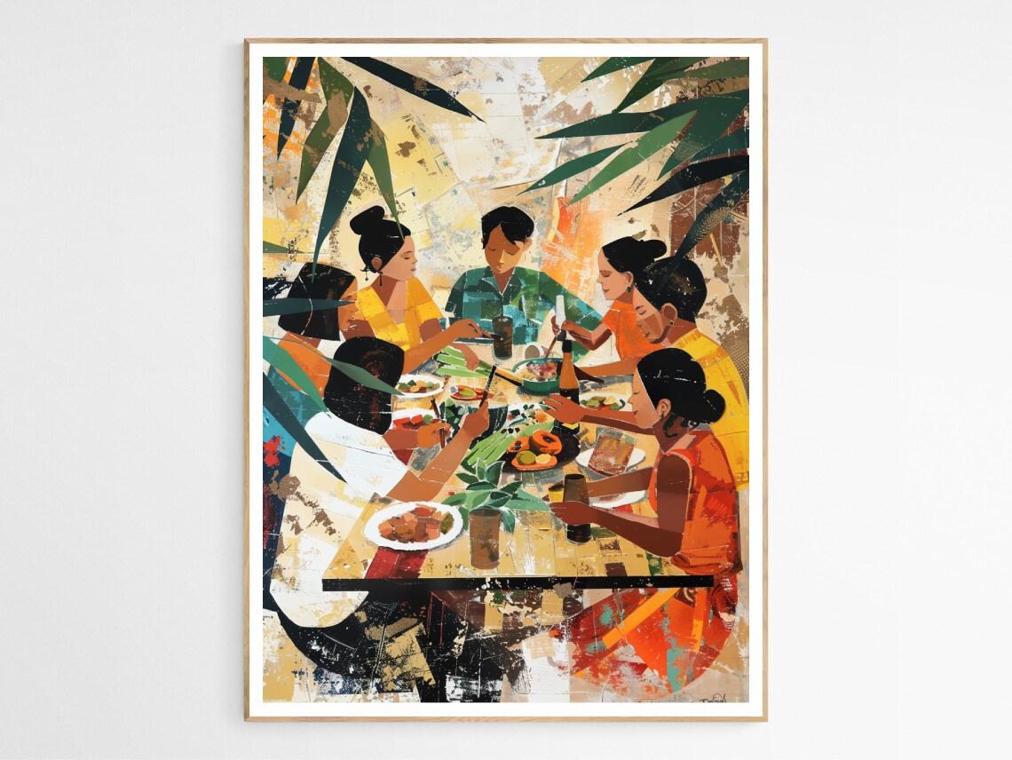 Philippines Salusalo Traditions Art Print