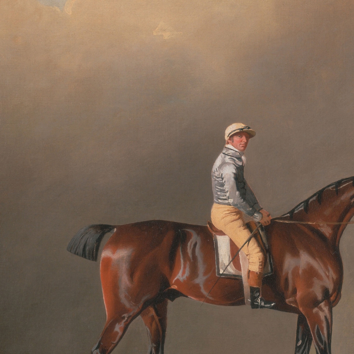 Vintage Equestrian Man On Horseback Art Print - Image 2