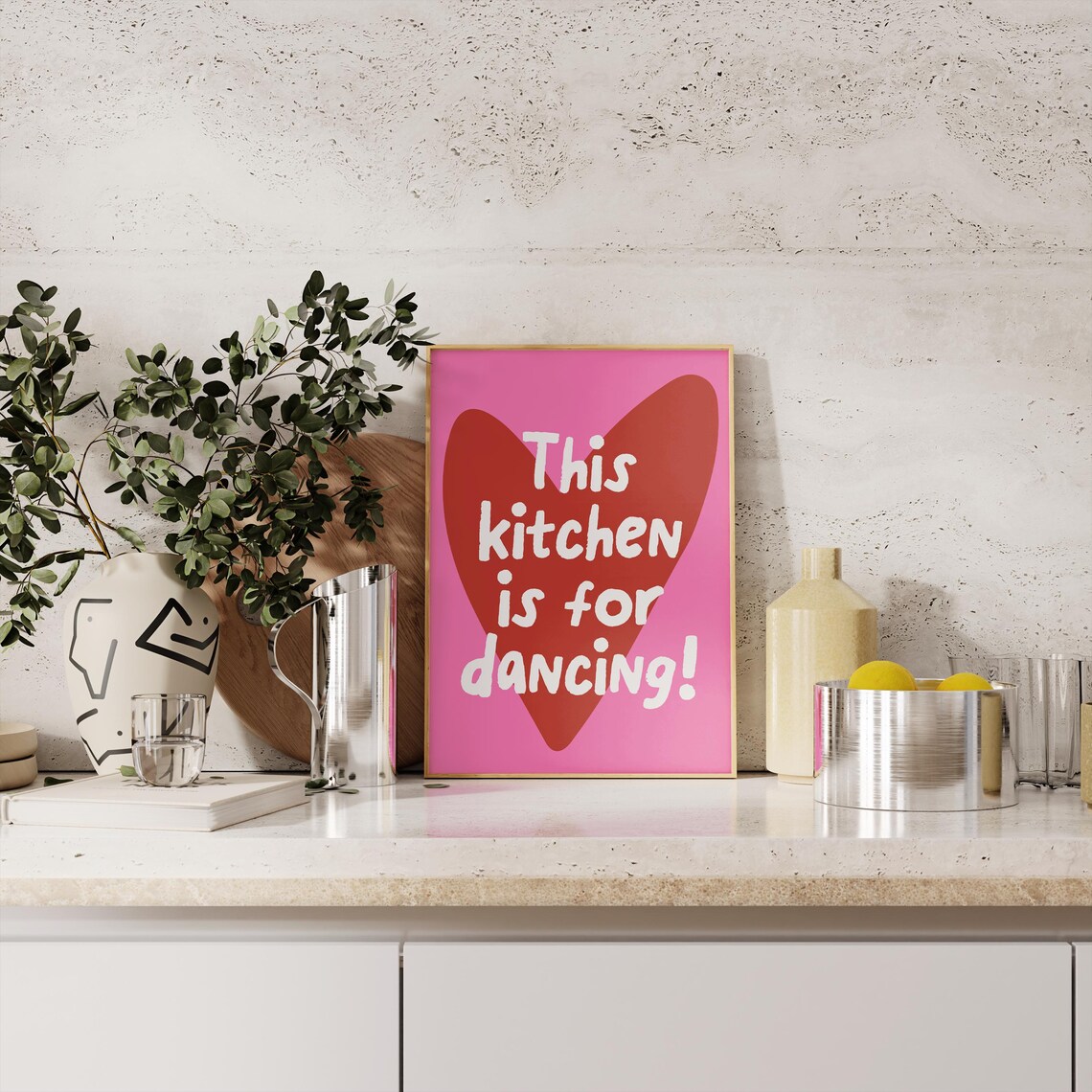 This Kitchen Is For Dancing, Cute Kitchen Decor - Image 2