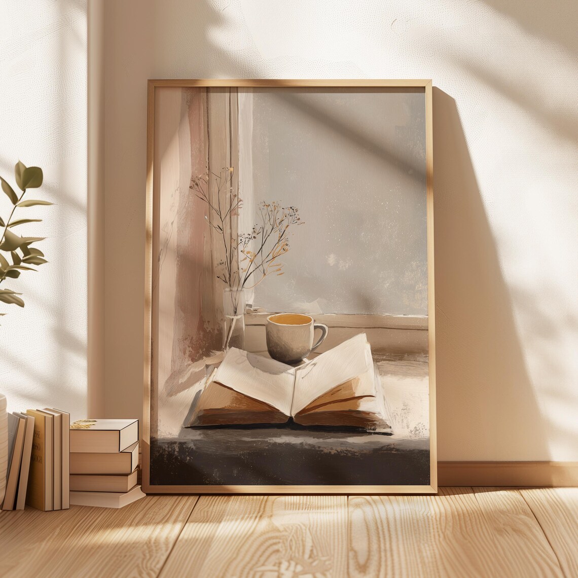 Bookish Wall Art, Reading Nook Decor Poster
