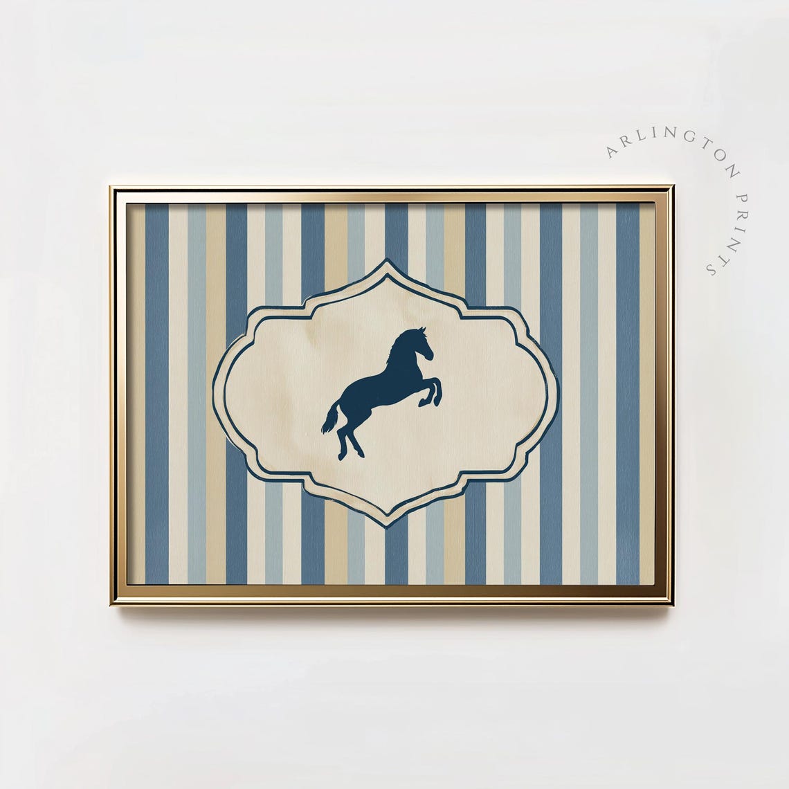 Western Horse Silhouette, Farmhouse Nursery Decor
