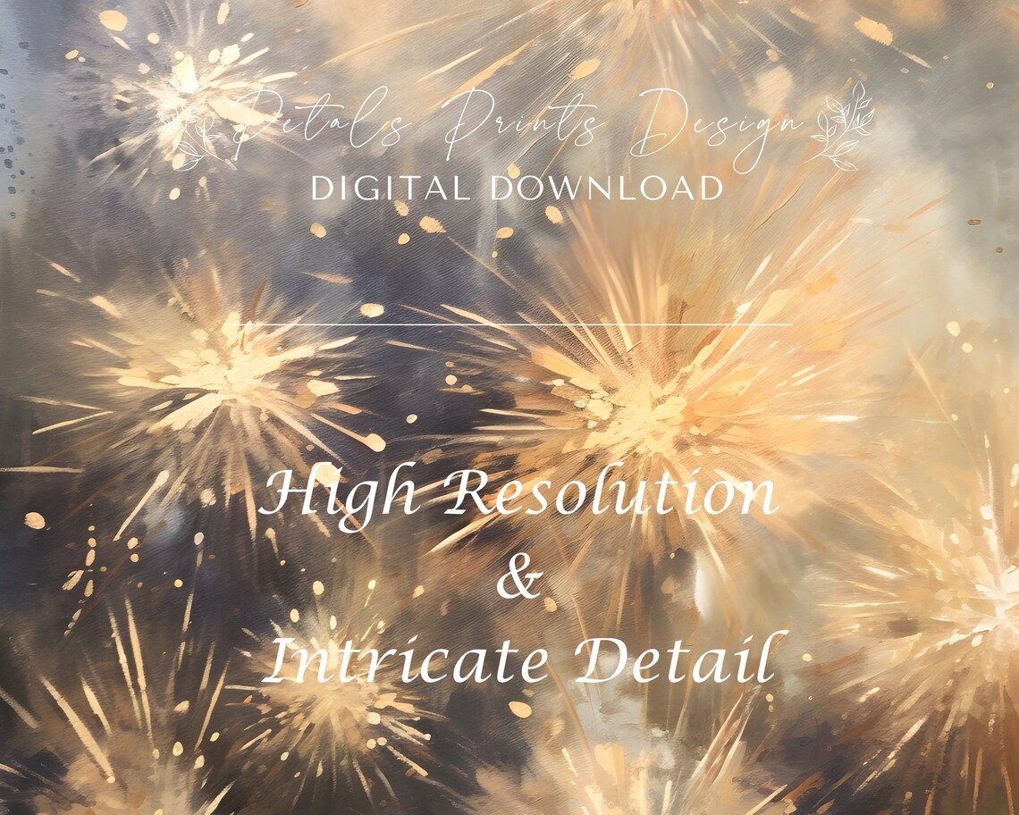 New Year's Eve 2024 Party Decor, Wall Art Print - Image 3